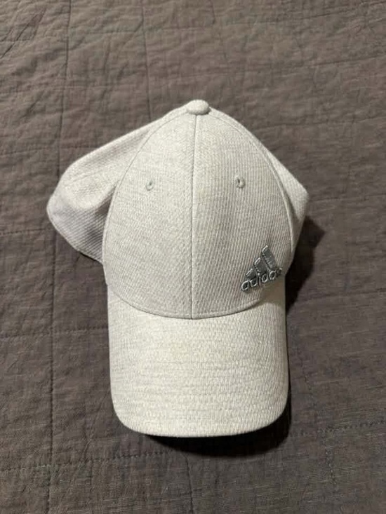 adidas Other - Adidas Light Gray Embroidered Logo Baseball Cap